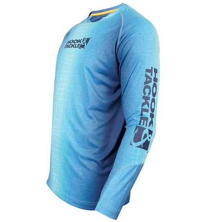 Hook & Tackle Men's Fractal Skin L/S UV Fishing Shirt