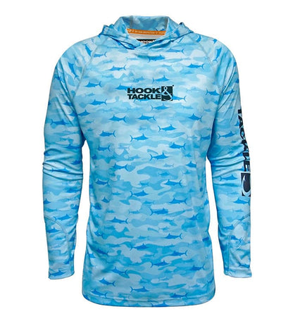 Hook & Tackle Men's Camo Billfish UV Fishing Hoodie