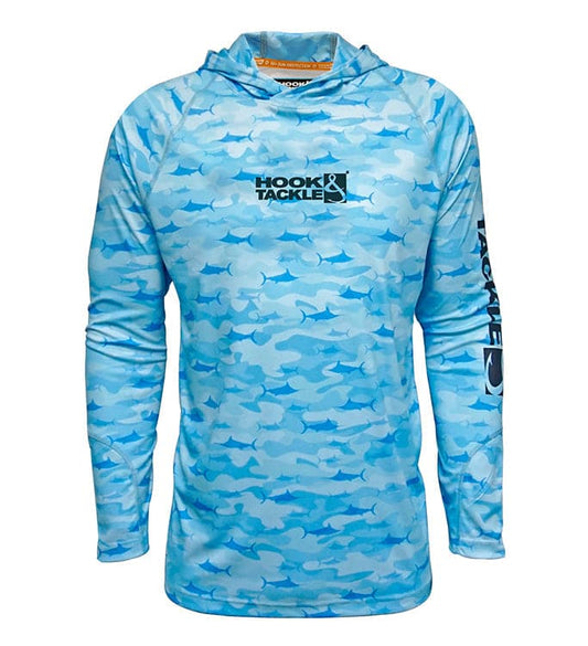 Hook & Tackle Men's Camo Billfish UV Fishing Hoodie