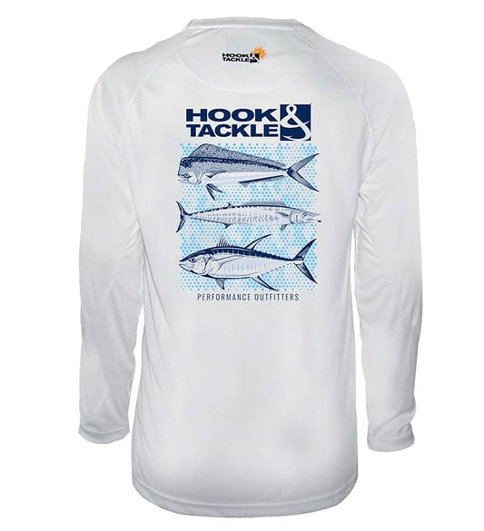 Hook & Tackle Men's Three's Company L/S UV Fishing Shirt