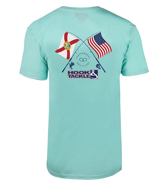 Hook & Tackle Men's Flamerica Premium T-Shirt
