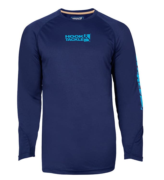 Hook & Tackle Men's American Fish L/S UV Fishing Shirt