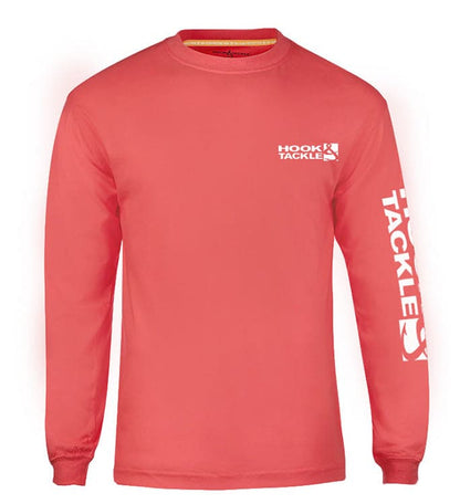 Hook & Tackle Men's Fish Flags L/S UV Fishing T-Shirt