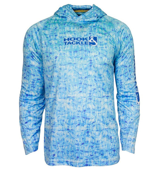 Hook & Tackle Men's Fish Shadows UV Fishing Hoodie
