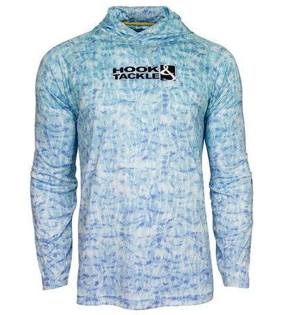 Hook & Tackle Men's Fish Shadows UV Fishing Hoodie