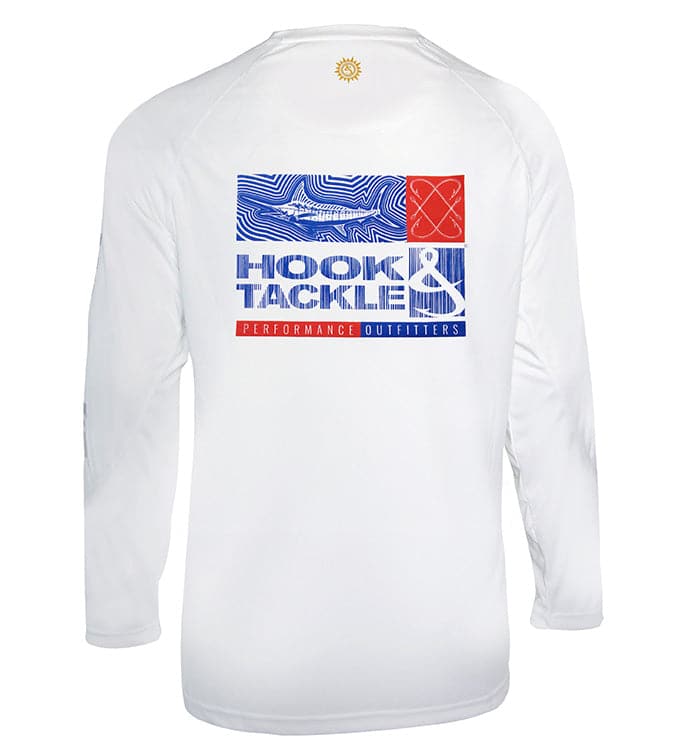 Hook & Tackle Men's Marlin Groove L/S UV Fishing Shirt