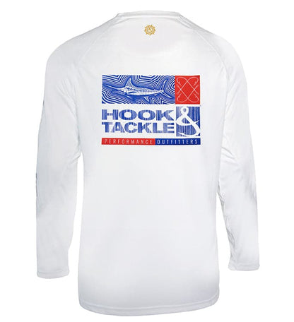 Hook & Tackle Men's Marlin Groove L/S UV Fishing Shirt