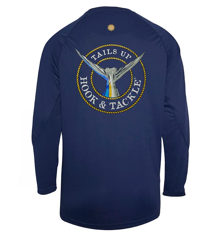 Hook & Tackle Men's Tails Up L/S UV Fishing Shirt