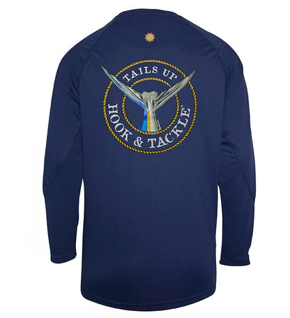 Hook & Tackle Men's Tails Up L/S UV Fishing Shirt