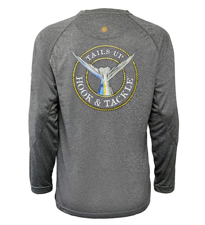 Hook & Tackle Men's Tails Up L/S UV Fishing Shirt