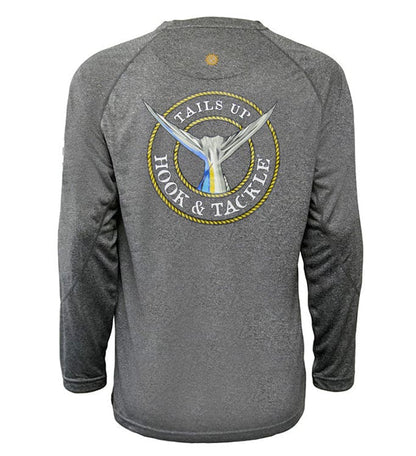 Hook & Tackle Men's Tails Up L/S UV Fishing Shirt
