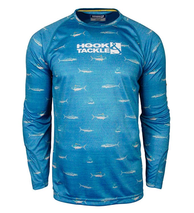 Hook & Tackle Men's Offshore Fish L/S UV Fishing Shirt