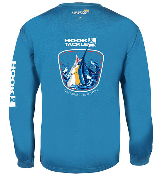 Hook & Tackle Men's Marlin Thrust L/S UV Fishing T-Shirt