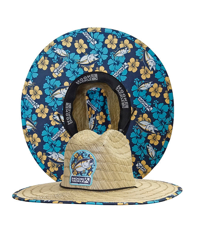 Hook & Tackle Tuna Tropical Straw Hat