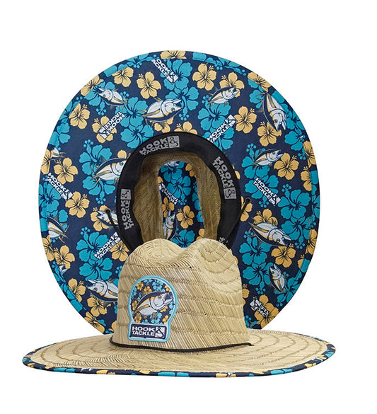 Hook & Tackle Tuna Tropical Straw Hat