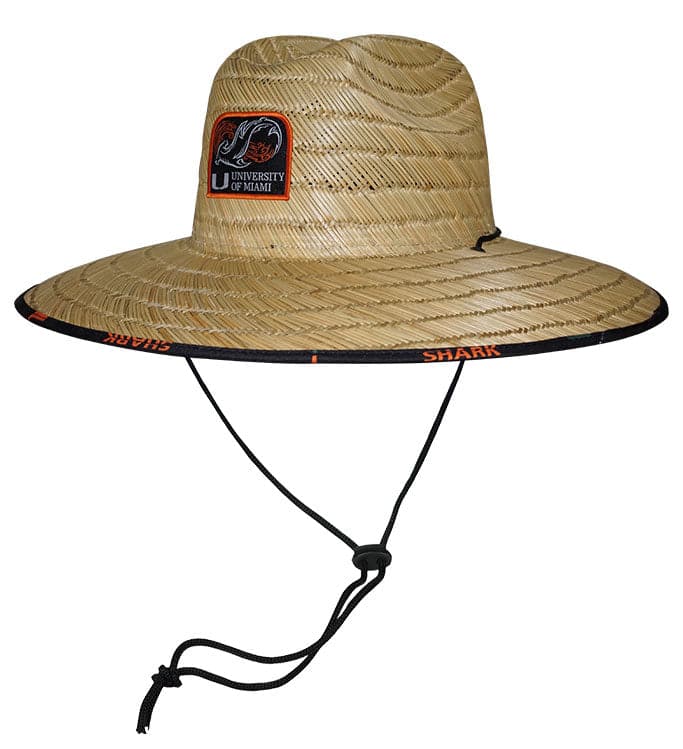 Hook & Tackle University of Miami Shark Research Straw Hat