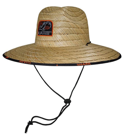 Hook & Tackle University of Miami Shark Research Straw Hat