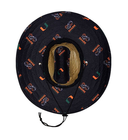 Hook & Tackle University of Miami Shark Research Straw Hat