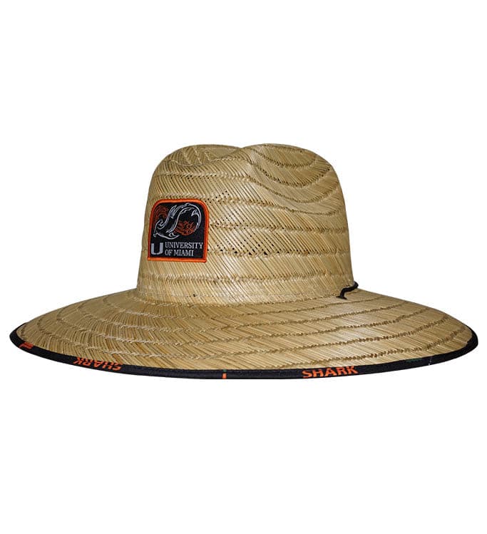 Hook & Tackle University of Miami Shark Research Straw Hat