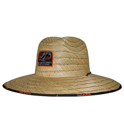 Hook & Tackle University of Miami Shark Research Straw Hat