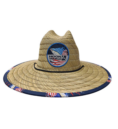 Hook & Tackle Sails & Stripes Straw Hat