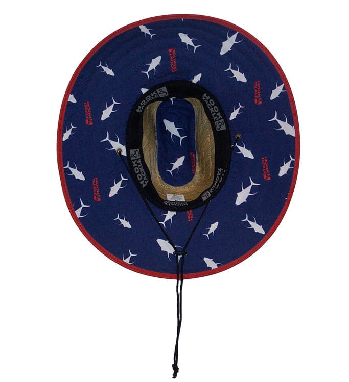 Hook & Tackle White Tuna Straw Hat