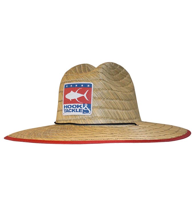Hook & Tackle White Tuna Straw Hat