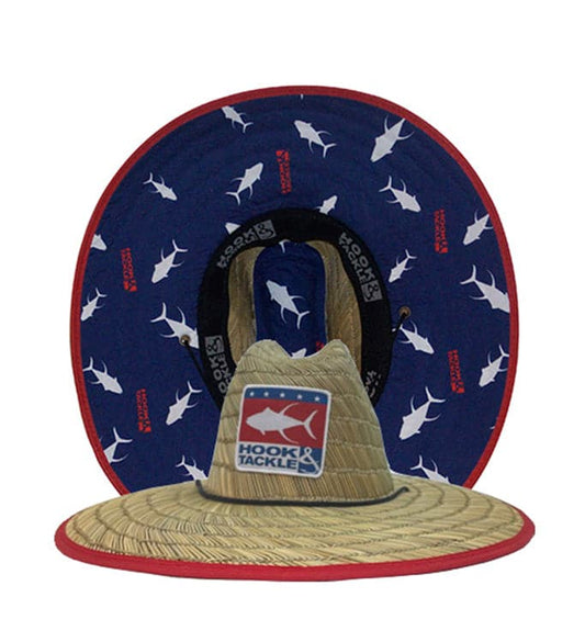 Hook & Tackle White Tuna Straw Hat