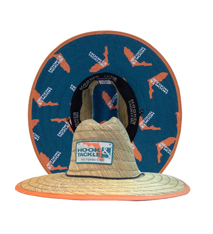 Hook & Tackle Florida Tag Straw Hat - Angler's Pro Tackle & Outdoors