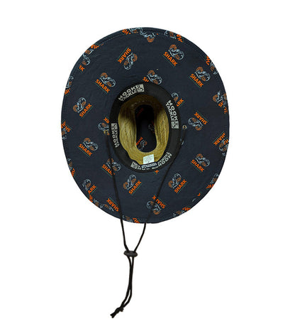 Hook & Tackle University of Miami Logo Straw Hat