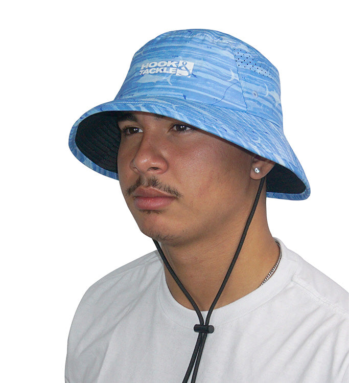 Hook & Tackle Marlin Latitude Printed Bucket Hat