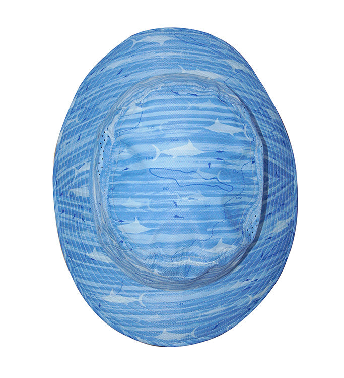 Hook & Tackle Marlin Latitude Printed Bucket Hat