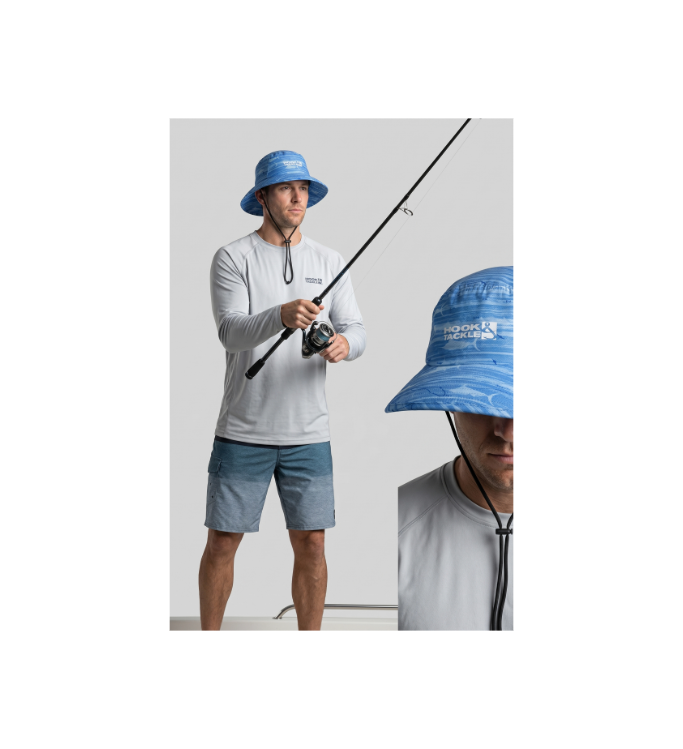 Hook & Tackle Marlin Latitude Printed Bucket Hat