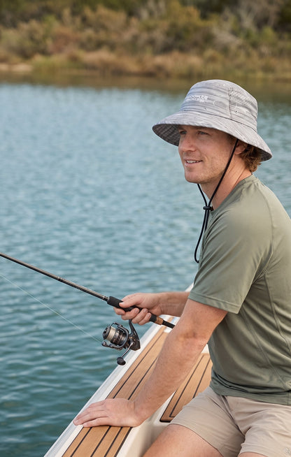 Hook & Tackle Marlin Latitude Printed Bucket Hat
