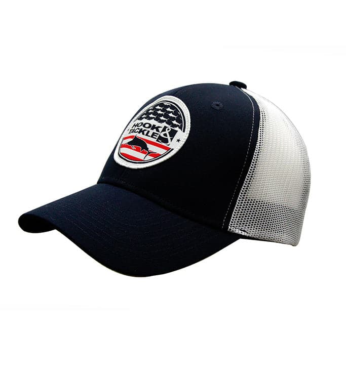 Hook & Tackle Marlin America Fishing Trucker Hat