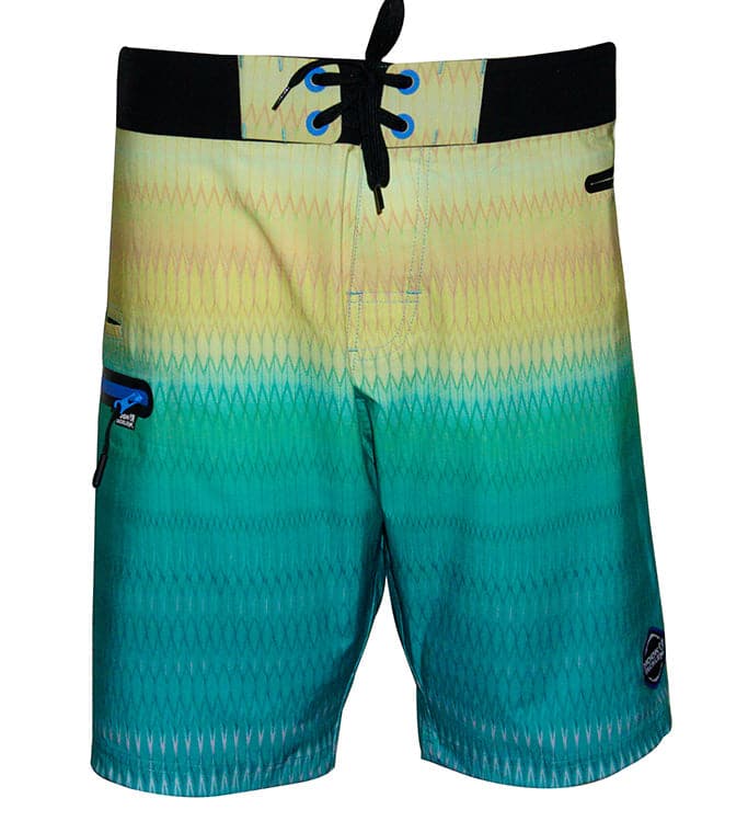 Hook & Tackle Men's Gradient Scales Stretch Boardshort