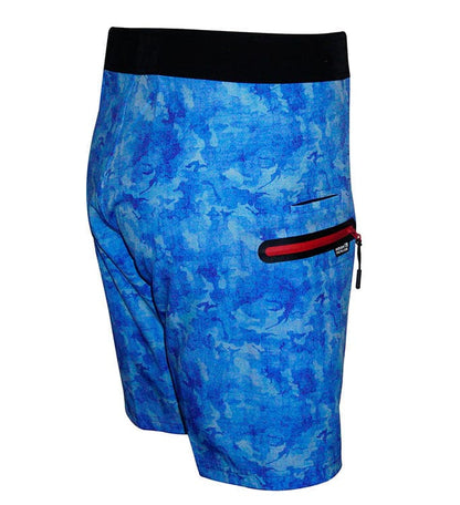 Hook & Tackle Men's Camo Hex Stretch Fishing Boardshort