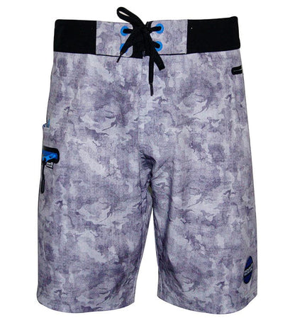 Hook & Tackle Men's Camo Hex Stretch Fishing Boardshort