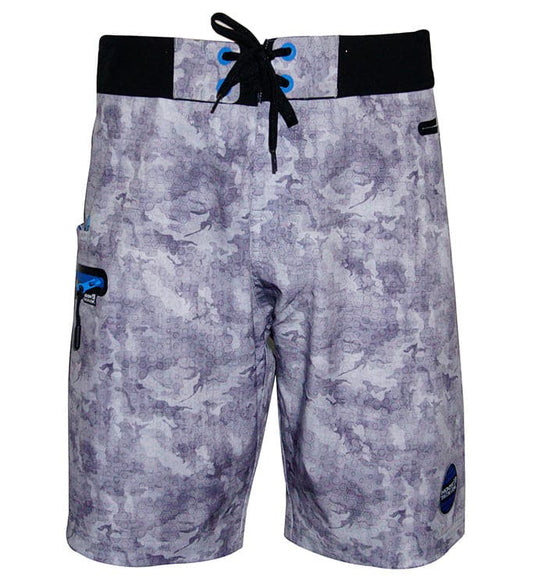 Hook & Tackle Men's Camo Hex Stretch Fishing Boardshort