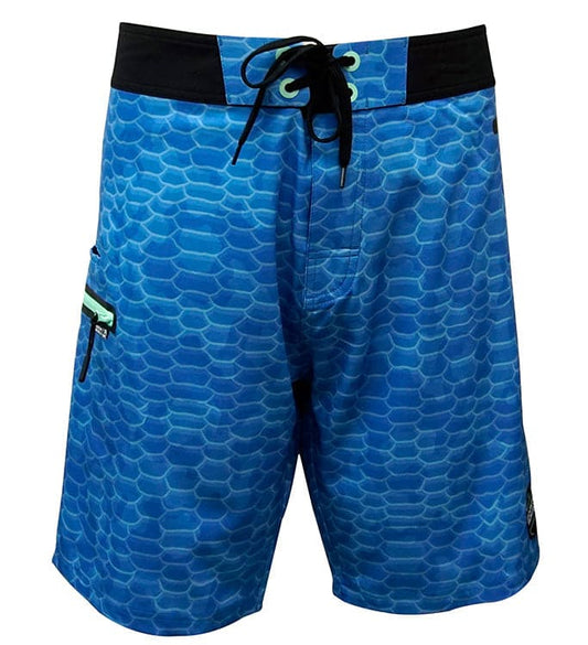 Hook & Tackle Men's Fish Scales Stretch Fishing Boardshort