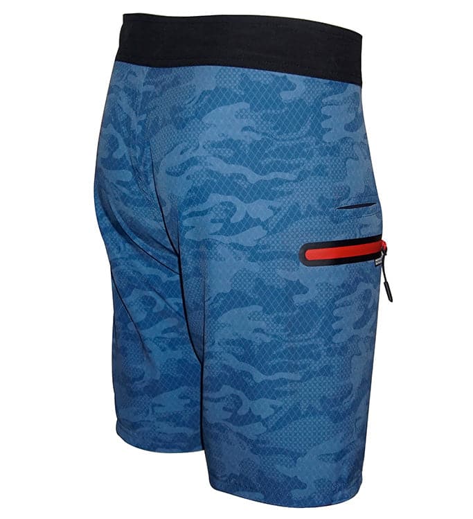 Hook & Tackle Men's Geo Camo Stretch Fishing Boardshort