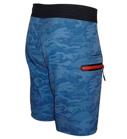 Hook & Tackle Men's Geo Camo Stretch Fishing Boardshort