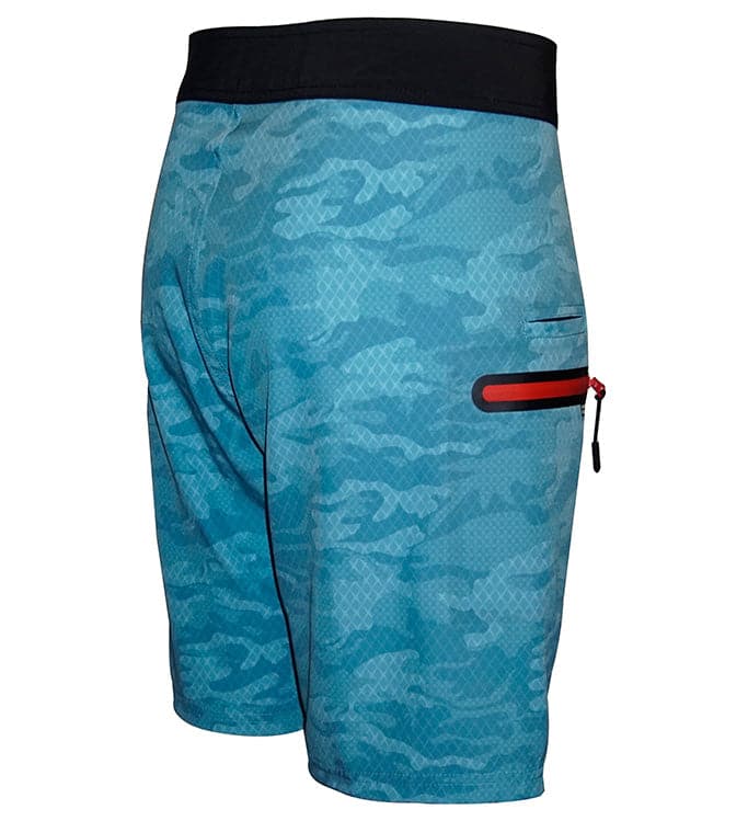 Hook & Tackle Men's Geo Camo Stretch Fishing Boardshort