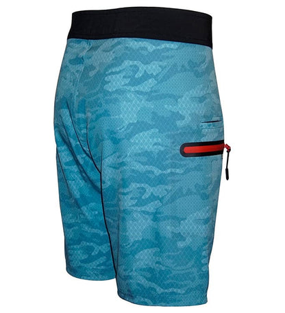 Hook & Tackle Men's Geo Camo Stretch Fishing Boardshort