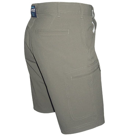 Hook & Tackle Men's Ripstop Driftwood 4-Way Stretch Fishing Short