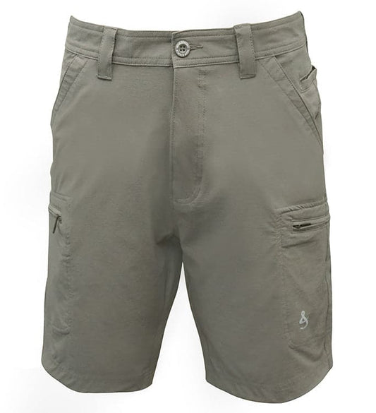 Hook & Tackle Men's Ripstop Driftwood 4-Way Stretch Fishing Short