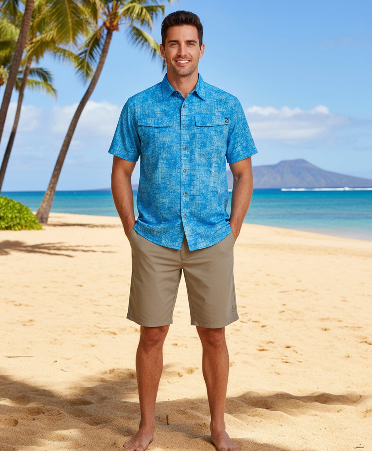 Hook & Tackle Men's Hi-Tide Hybrid 360 Degree Stretch Short