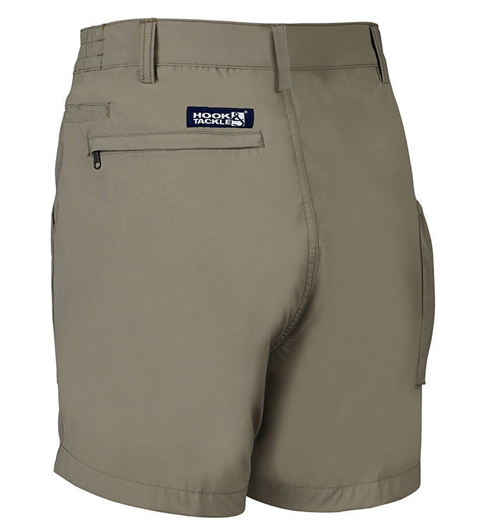 Hook & Tackle Men's Beer Can Lightweight Nylon Stretch Short