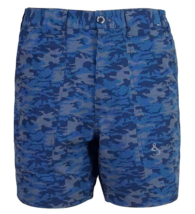 Hook & Tackle Men's Dot Camo Beer Can Lightweight Stretch Short