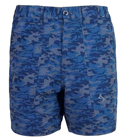 Hook & Tackle Men's Dot Camo Beer Can Lightweight Stretch Short
